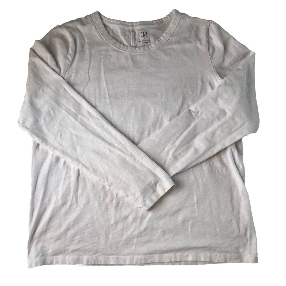 Gap Women’s Forever Soft Tee Long Sleeve White Tag Size XL